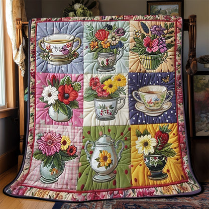 Floral Tea Delight WN2708010CL Quilt