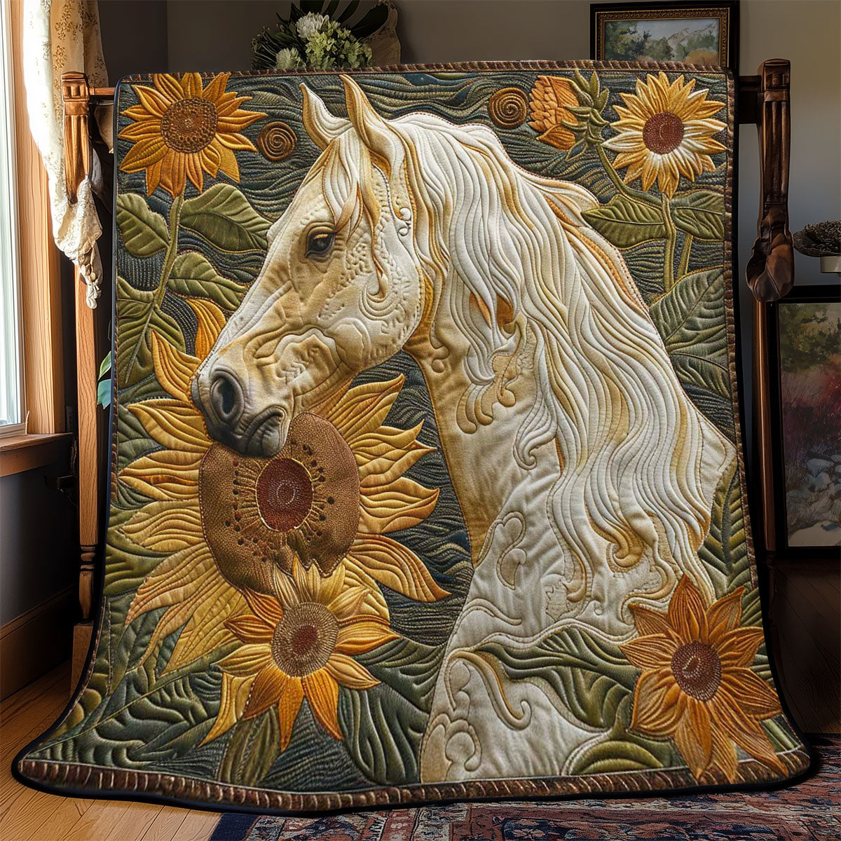 Flower Horse Comforter WN2108052CL Quilt