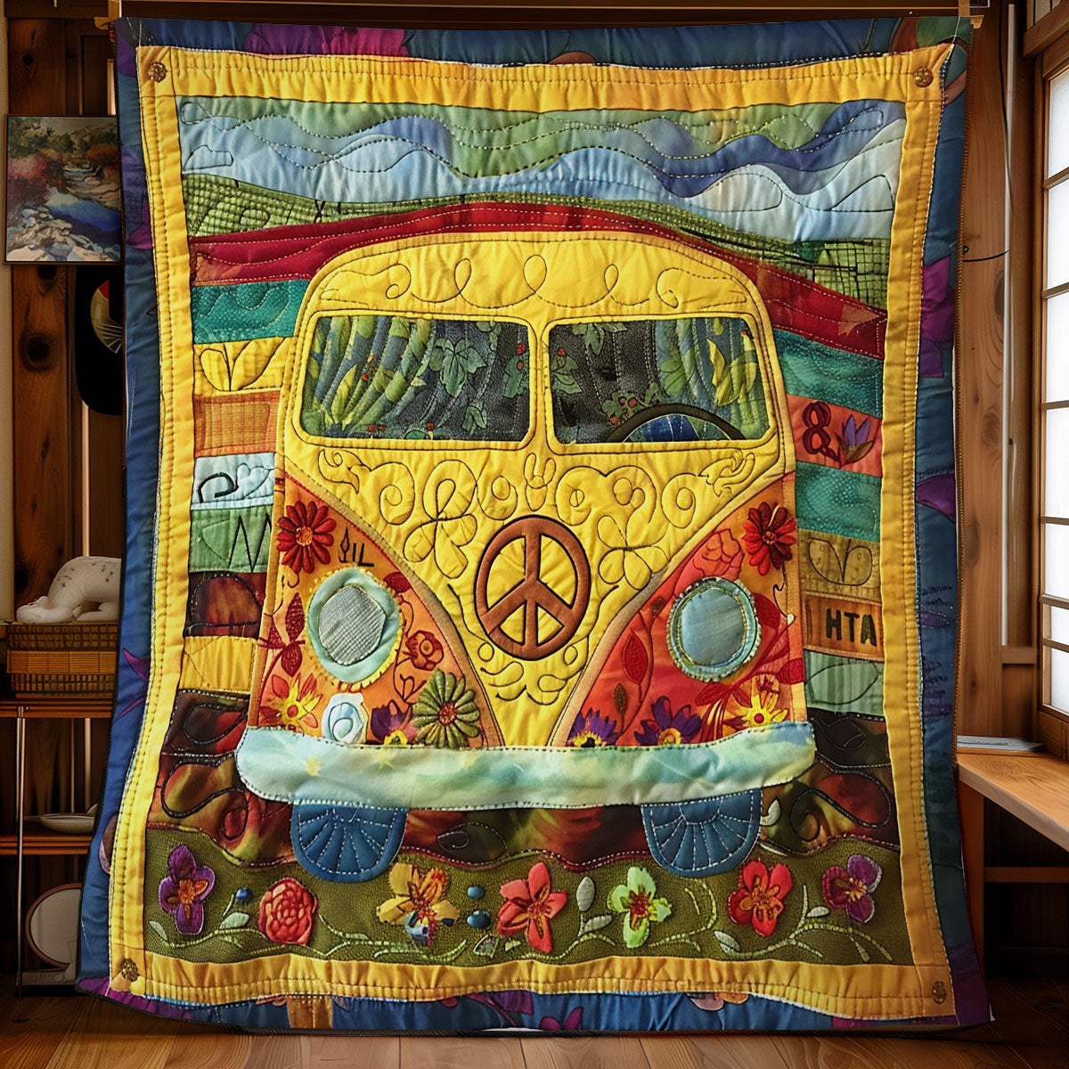 Flower Peace Van SR1408026CL Quilt