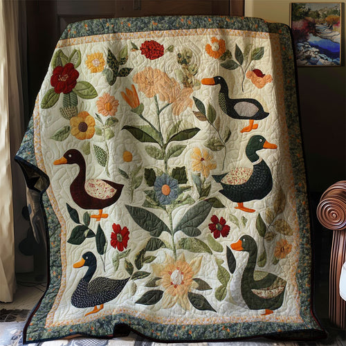 Flowered Duck Cozy WN3107010CL Quilt