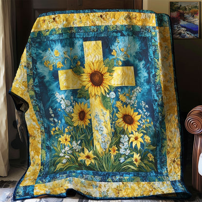 Flowers Cross WM0508009L Quilt