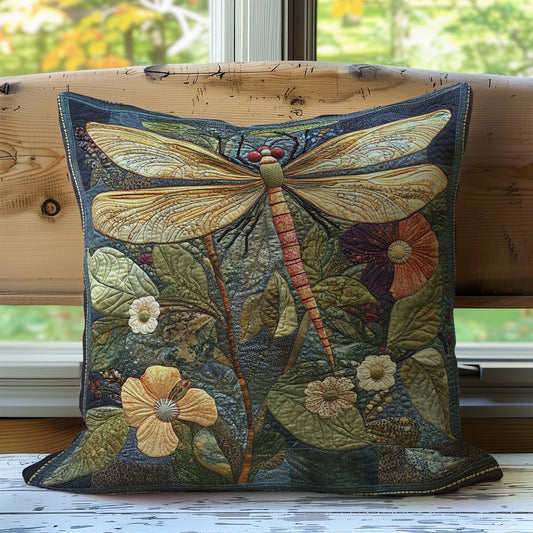 Flowers Dragonfly WM3107101CL Quilt Pillow Case