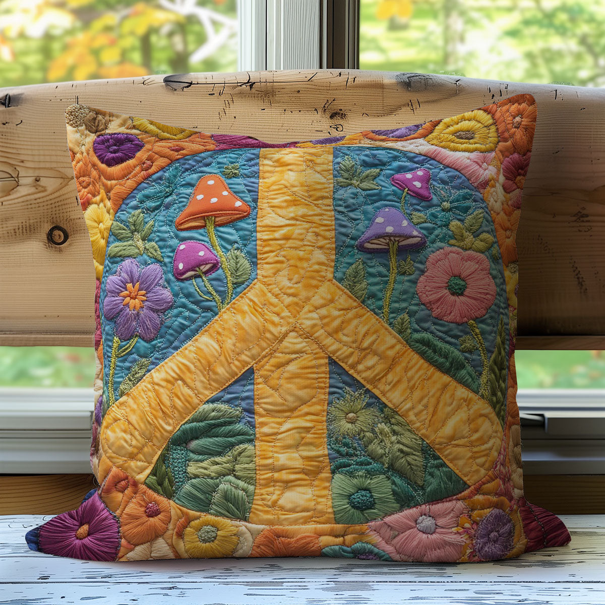 Flowers Hippie WM0308120CL Quilt Pillow Case