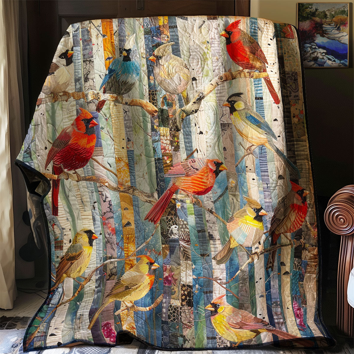 Forest And Birds WM1008075CL Quilt