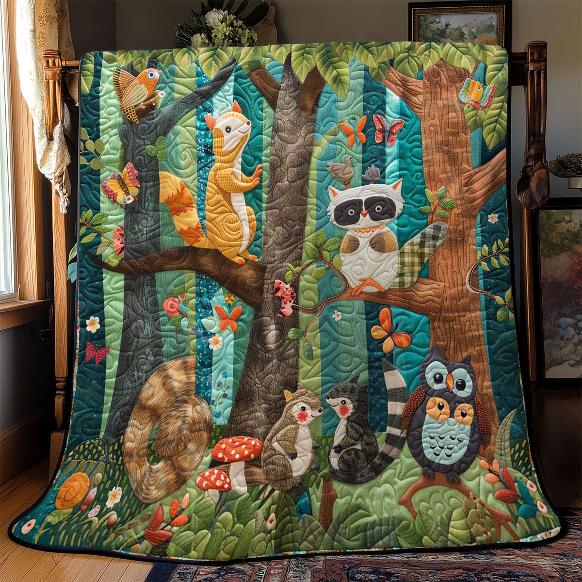 Forest Friends Adventure WN2608019CL Quilt