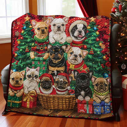 French Bulldog Festival SR2008031CL Quilt