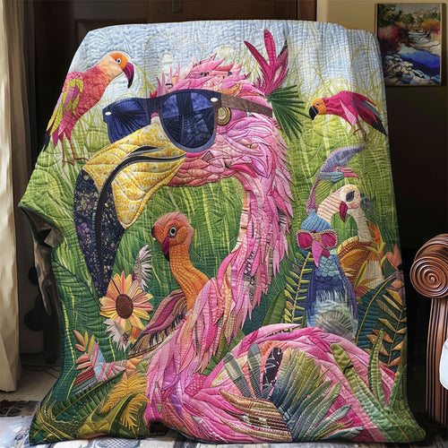 Funny Flamingo WM0808026CL Quilt