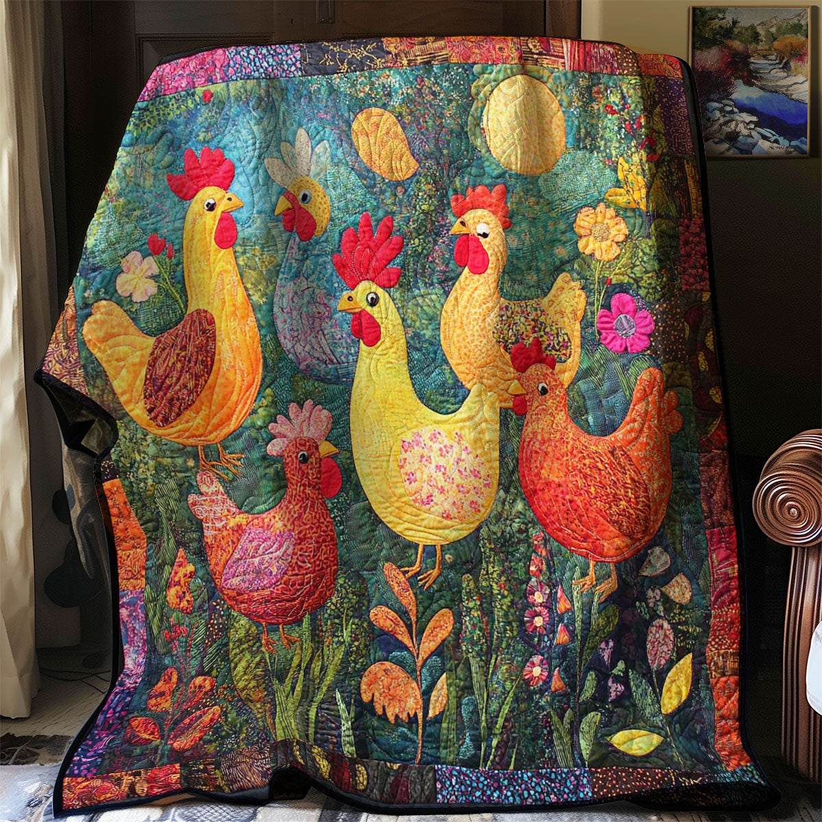 Funny Fowl WN0508013CL Quilt