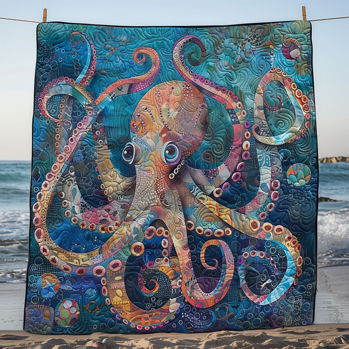 Funny Octopus WM2808035CL Quilt