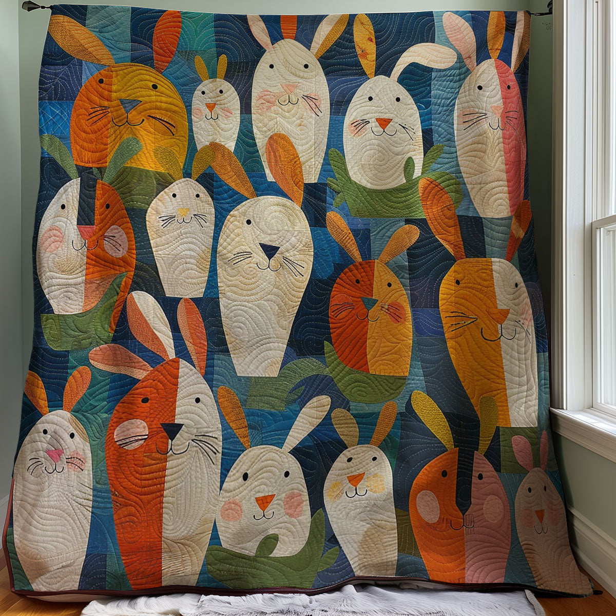 Funny Rabbits WM3007001CL Quilt