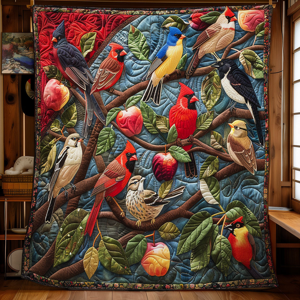 Garden Bird SR2108041CL Quilt
