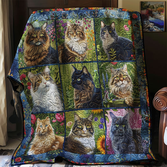 Garden Cat WM1008014CL Quilt