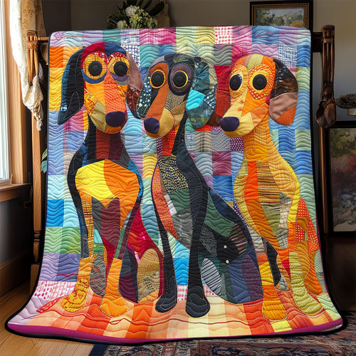Gentle Dachshund WN2208074CL Quilt