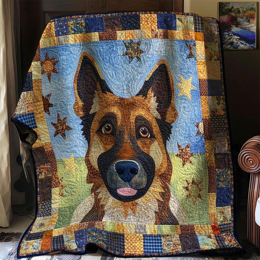 German Shepherds Cute WN0608020CL Quilt