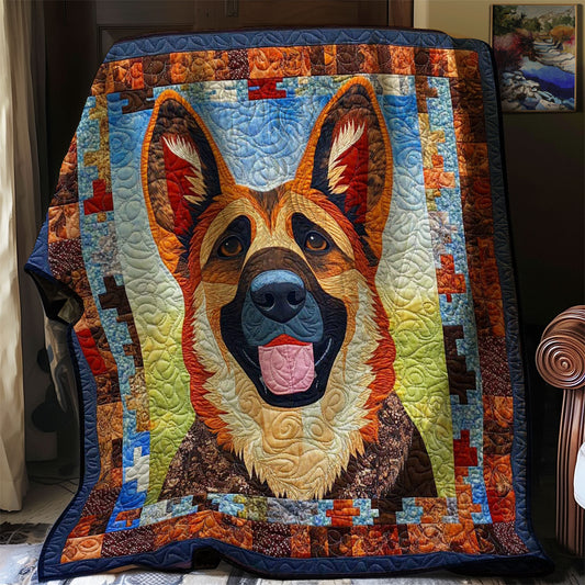 German Shepherds Warm WN0608019CL Quilt