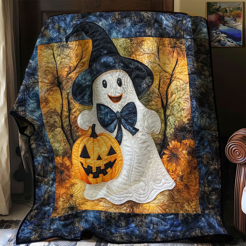 Ghost Witch And Pumpkin WN3107023CL Quilt