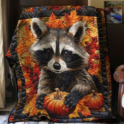 Ghostly Halloween Raccoon WN1508066CL Quilt