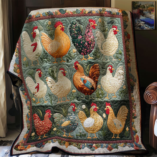 Giggling Hens WN0508042CL Quilt