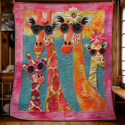 Giraffes Festival SR2208051CL Quilt
