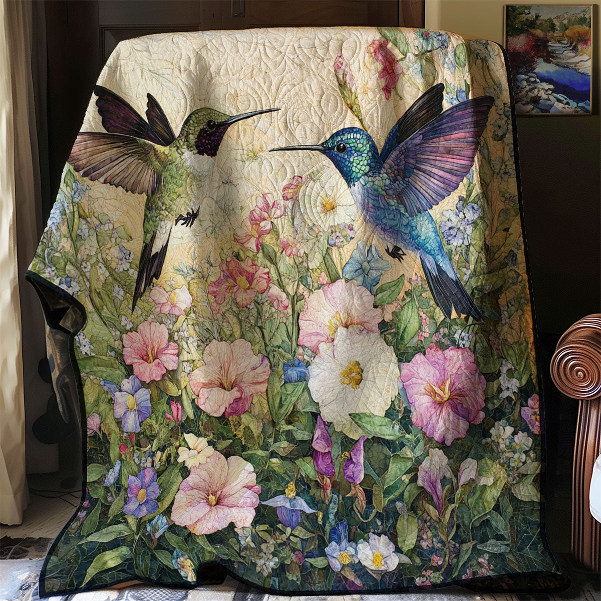 Glassy Hummingbird WM3008024CL Quilt