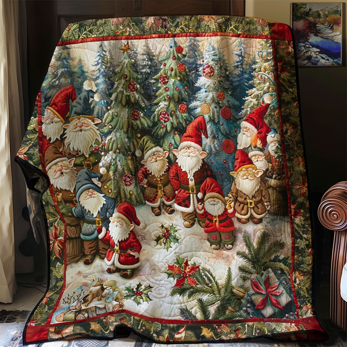 Gnomes Tour WM2108015CL Quilt