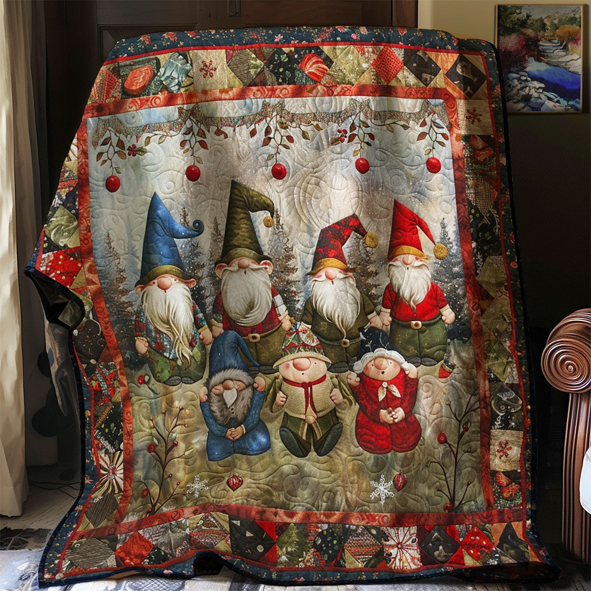 Gnomes WM1008089CL Quilt