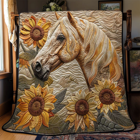 Golden Fields Horse WN2108083CL Quilt