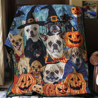 Halloween Dogs WM2308051CL Quilt
