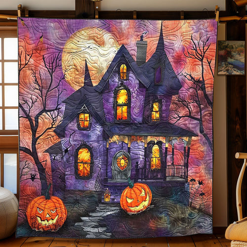 Halloween Mystical Mansion WN1408079CL Quilt