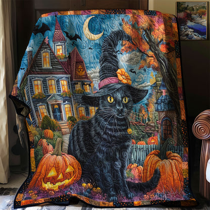 Halloween Night Cat WM2808018CL Quilt