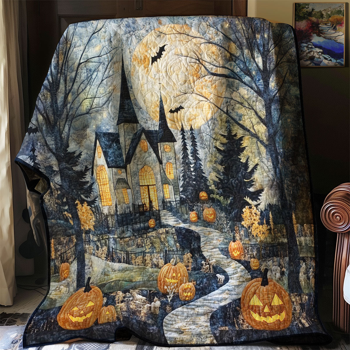 Halloween Night WM0608039CL Quilt