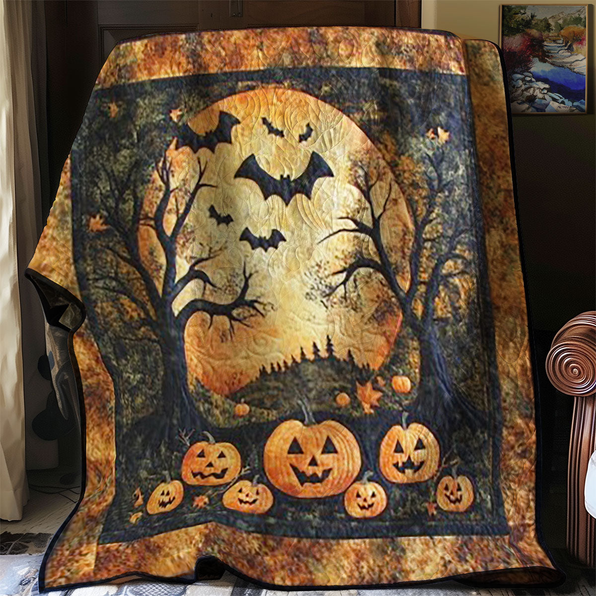 Halloween Night WM0608041CL Quilt