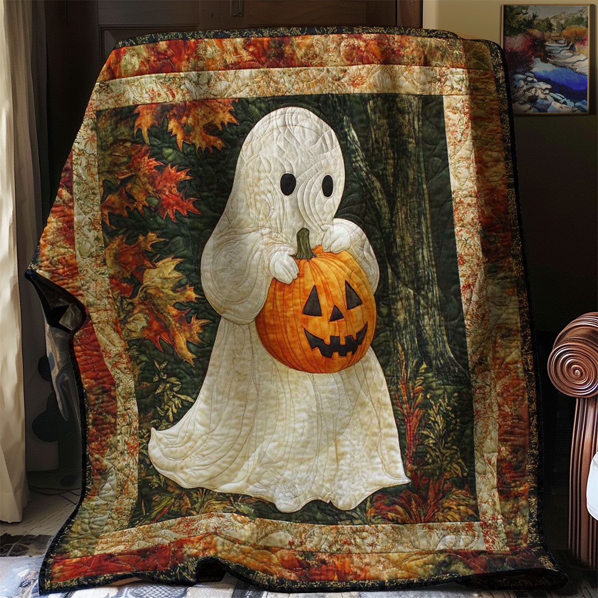 Halloween Spirit Cozy WN3107021CL Quilt