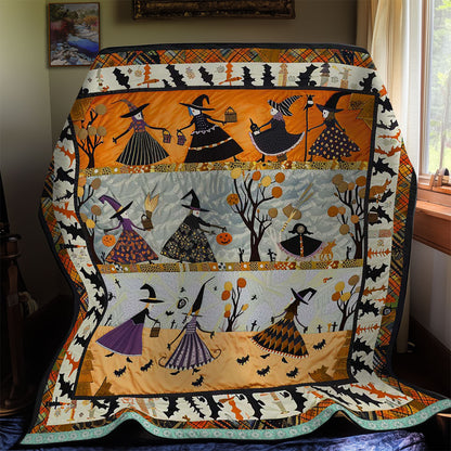 Halloween Witches' Bonfire Ritual WN3008041CL Quilt