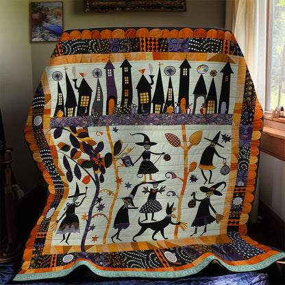 Halloween Witches' Midnight Feast WN3008045CL Quilt