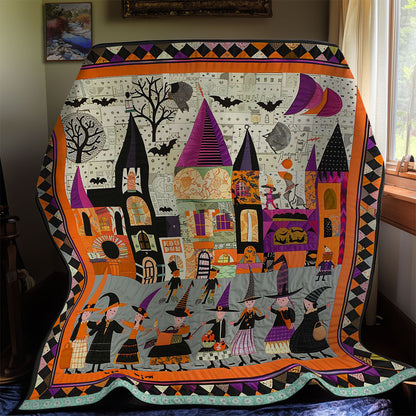 Halloween Witches' Trick Or Treat WN3008042CL Quilt