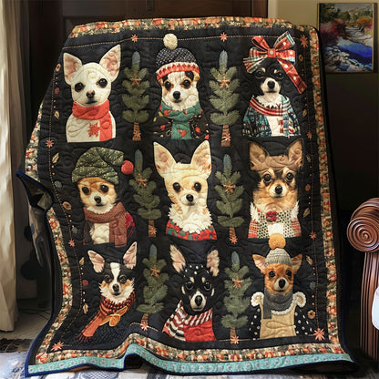 Happy Chihuahuas WN0909052CL Quilt