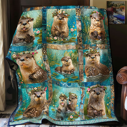 Happy Otter WN0909054CL Quilt