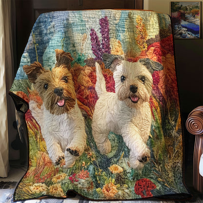 Happy Terriers WM0208016CL Quilt