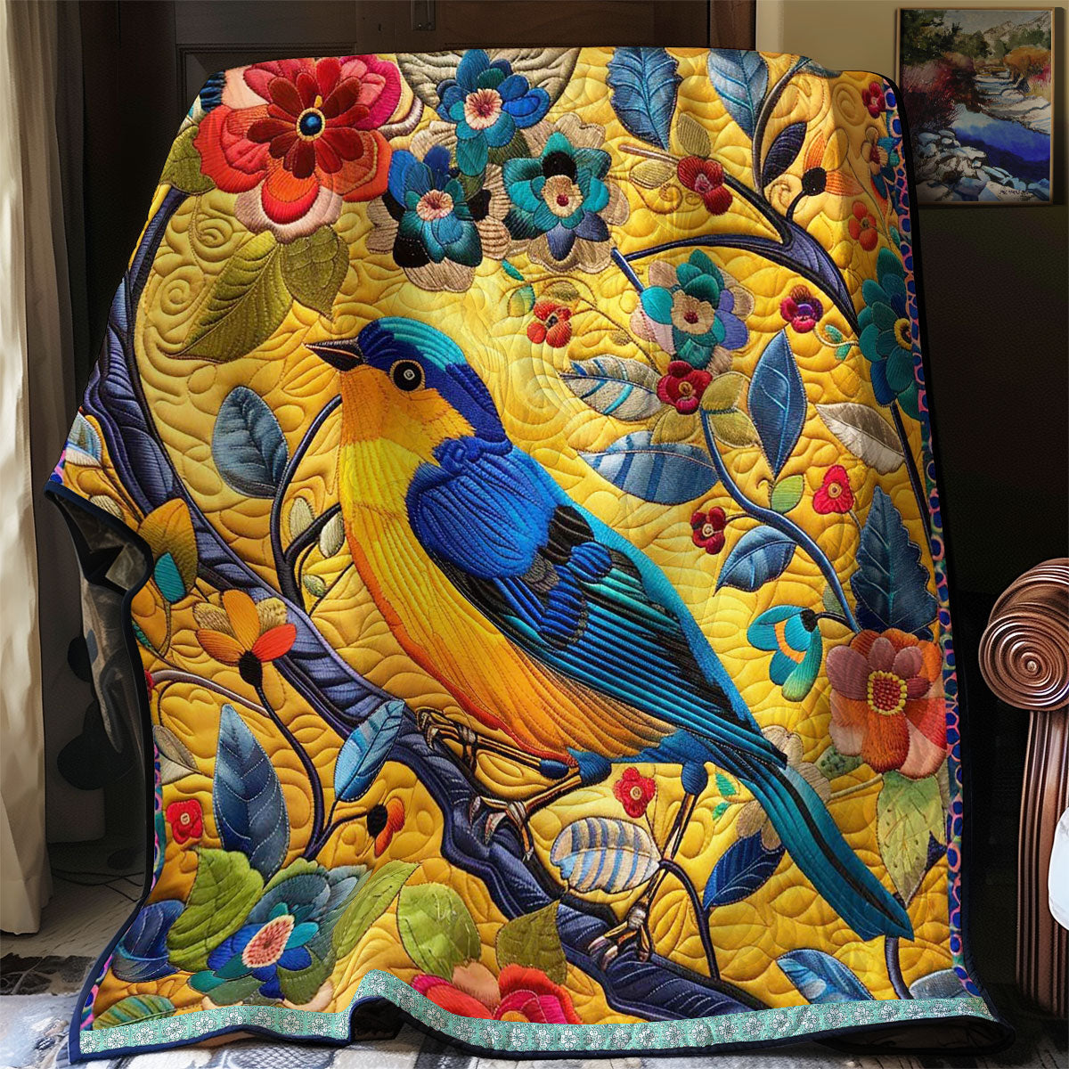 Harmony Bluebird WN0509028CL Quilt