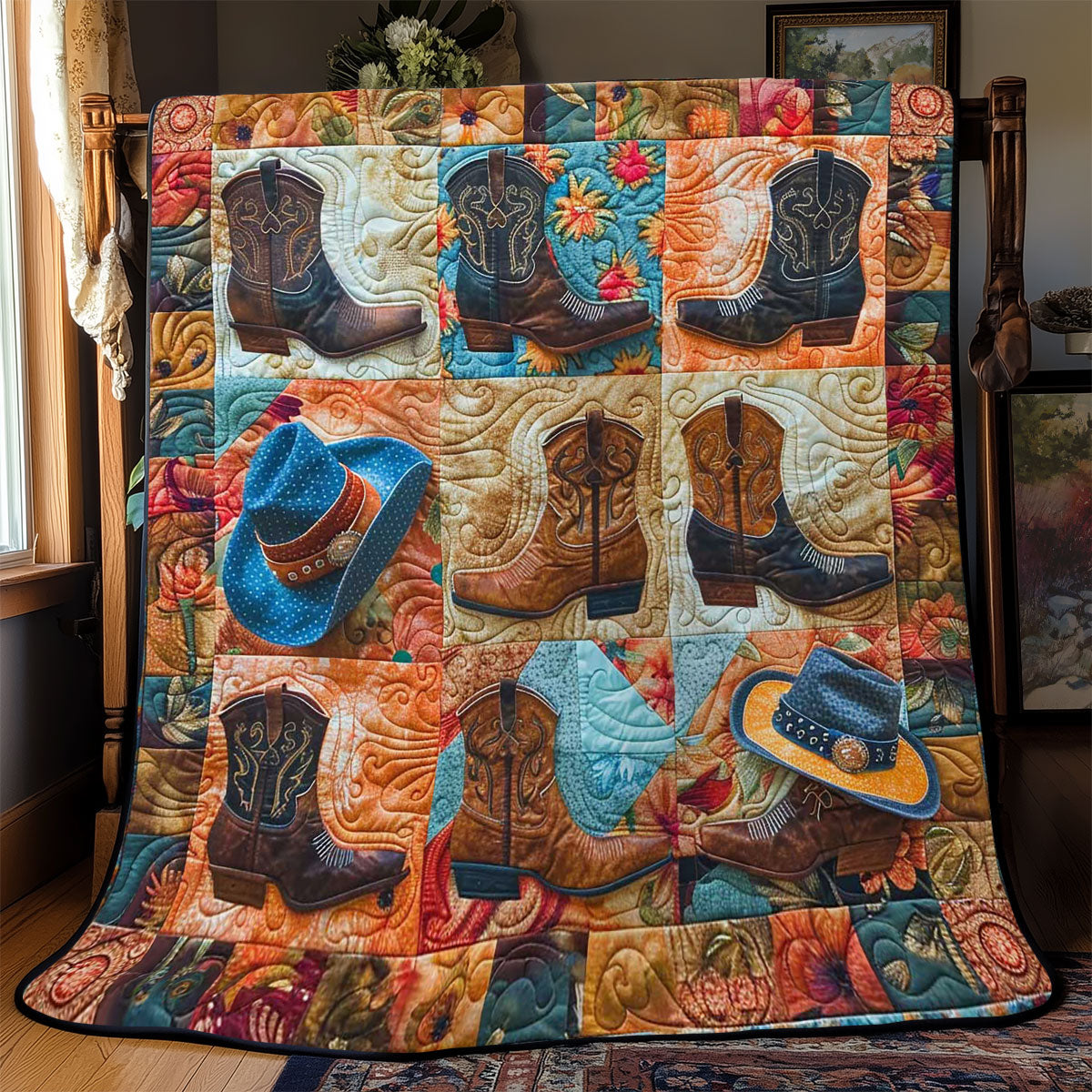 Hats And Boots WN2108059CL Quilt