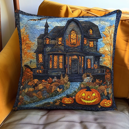 Haunted House WN0308047CL Quilt Pillow Case