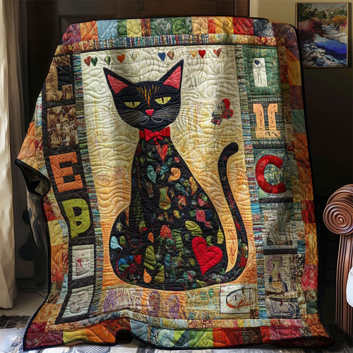 Heartfelt Cat WN0708030CL Quilt