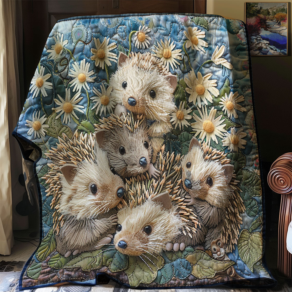 Hedgehogs WM2408035CL Quilt