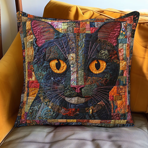 Hidden Cat WN0208079CL Quilt Pillow Case