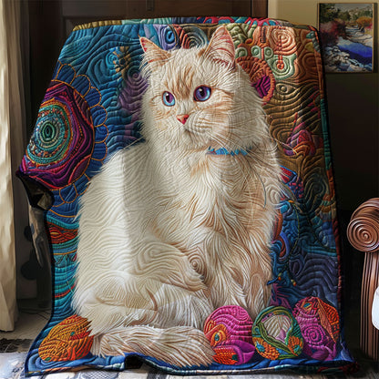 Hippie Cat WM2808029CL Quilt