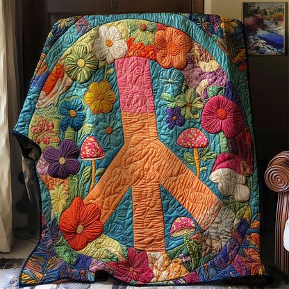 Hippie Flowers WM0508019CL Quilt