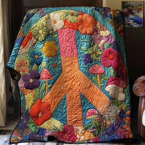 Hippie Flowers WM0508019CL Quilt
