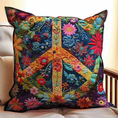 Hippie Flowers WM0608122CL Quilt Pillow Case