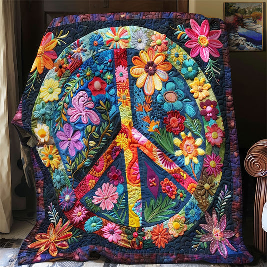 Hippie Peace WM0808029CL Quilt